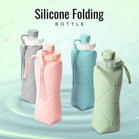 Folding Silicon Water Bottle