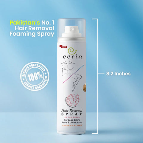 New Ecrin Hair Removal Foaming Spray Advance Formula With Refesher