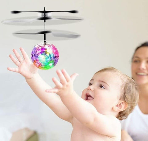 Mini Induction flying Ball With LED Lights For Kids