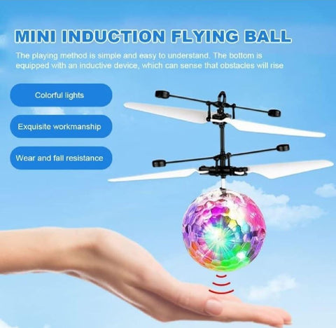 Mini Induction flying Ball With LED Lights For Kids