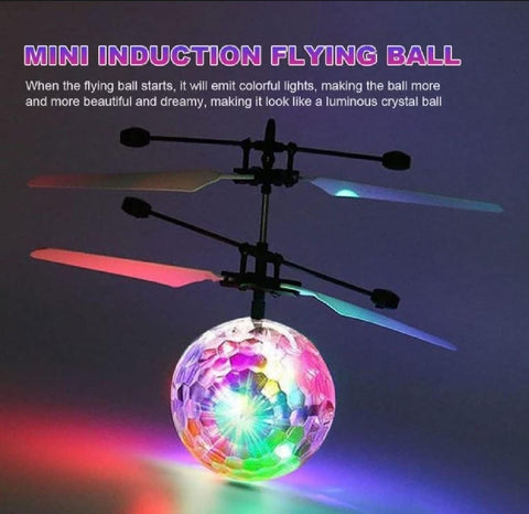 Mini Induction flying Ball With LED Lights For Kids