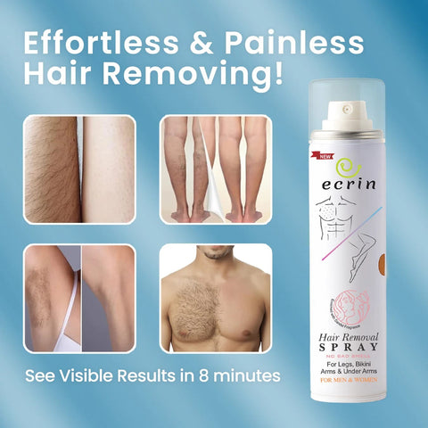 New Ecrin Hair Removal Foaming Spray Advance Formula With Refesher